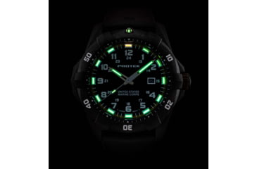 Image of ProTek Carbon USMC Dive Watch, Carbon Case/Black&amp;Desert Sand Dial/D Sand Strap, One Size, PT1016D