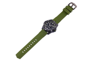 Image of ProTek Carbon USMC Dive Watch, Carbon Case/Black&amp;Green Dial/Green Strap, One Size, PT1015G