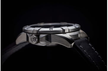 Image of ProTek Steel Dive Watch, SS Case/Black Dial/Black Strap, One Size, PT2001