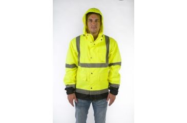 Image of Utility ProWear High Visibility Rain Jacket Class 3