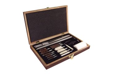 Image of PS Products Deluxe Gun Cleaning Kit, 27 Piece w/Wood Case, PSGCK76
