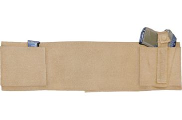 Image of PSP BELLYBANDNL Concealed Carry Belly Band Universal Handgun Nylon Tan