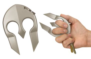 Image of PSP SPARTANSL Spartan Keychain Portable Close Contact Silver