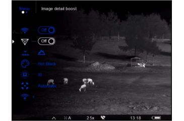 Image of OpticsPlanet Exclusive Refurbished, Pulsar 2.5-20x Helion 2 XP50 2.5-20 Thermal Monocular,17mm, 640x480px, Black, PL77402