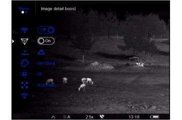 Image of OpticsPlanet Exclusive Refurbished, Pulsar 2.5-20x Helion 2 XP50 2.5-20 Thermal Monocular,17mm, 640x480px, Black, PL77402