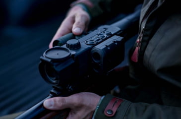 Image of Pulsar Digisight Ultra LRF N450 Digital Night Vision Rifle Scope, 4.5-18x40mm, 50 mm Tube, SFP, Multiple Reticles, Black, PL76627