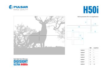 Image of Pulsar Digisight Ultra N450 Digital Night Vision Rifle Scope, Black, PL76617