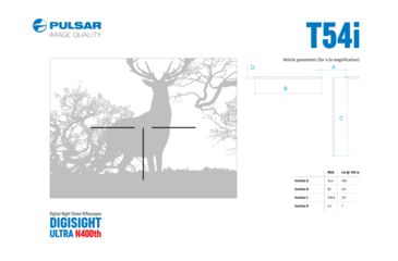 Image of Pulsar Digisight Ultra N450 Digital Night Vision Rifle Scope, Black, PL76617