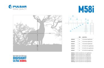 Image of Pulsar Digisight Ultra N450 Digital Night Vision Rifle Scope, Black, PL76617