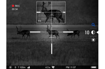 Image of Pulsar Digisight Ultra N455 LRF Digital Night Vision Rifle Scope, Black, PL76628