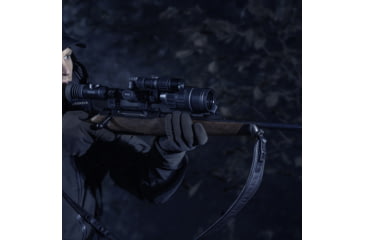 Image of Pulsar Digex C50 Night Vision Rifle Scope, 3.5-14x30mm, w/Pulsar Digex-X850S IR Illuminator, Black, PL76635L