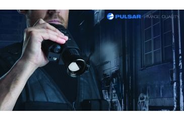Image of Demo,Pulsar Quantum XD19A 1-4x16 Thermal Imaging Monocular, Matte Black, PL77318-DEMO