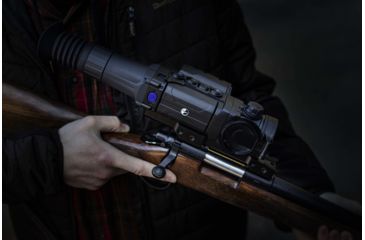 Image of OpticsPlanet Exclusive Refurbished, Pulsar Trail 2 LRF XQ50 Thermal Rifle Scope, 384 x 288 Resolution, 50 mm Tube, SFP, 50 FPS, Multiple Reticle, Black, PL76558