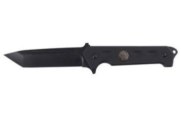 Image of Puma Knives Bigcat 10 Tanto Black Fixed Blade Knife, 4.7in Blade, Black G10 w/ Kydex Sheath 6610003