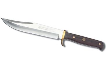 Image of Puma Knives Bowie Wood Fixed Blade Knife,6.1in Stainless Steel Blade,Jacaranda Wood Scales 6116396W
