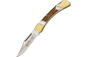 Image of Puma Knives Duke Lockback Folding Knife,Clip,Stag Handle PU210905