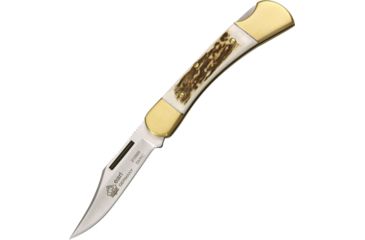 Image of Puma Knives Earl Lockback Folding Knife,Clip,Stag Handle PU210900