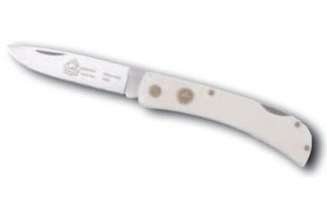 Image of Puma Knives Lonestar30 Lockback White Folding Knife,2.8in Stainless Steel Blade,White Bone Scales 6340035W