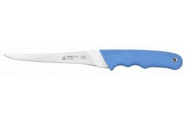 Image of Puma Knives Pike Fishing Knife, 6.1in Blade, Blue Rubber w/ Cordura Sheath 172006