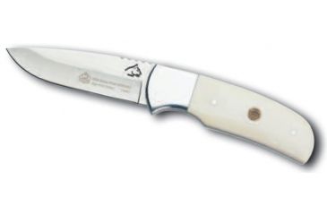 Image of Puma Knives Snow River Fixed Blade Knife,3.5in Steel Drop Point Blade,White Smooth Bone Scales 6581080