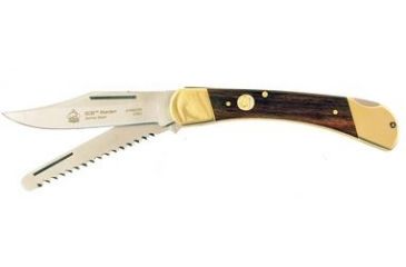 Image of Puma Knives Warden Folding Knife w/ Saw, 3.7in Blade, Jacaranda Wood 6169623W