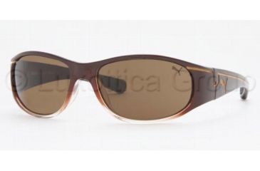 Image of Puma PU15063 Sunglasses with No-Line Progressive Rx Prescription Lenses, Select Frame Color / Lens Diameter Brown Frame / 60 mm Prescription Lenses