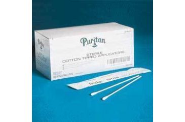 Image of Puritan Medical Puritan Sterile Cotton-Tipped Plastic Applicator, Puritan Medical Products 258062PC Applicator Cotton Strl PK200