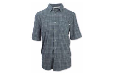 Image of Purnell 4-Way Stretch Quick Dry Plaid - Mens, Dark Grey, 2XL, 10104613-012-XXL