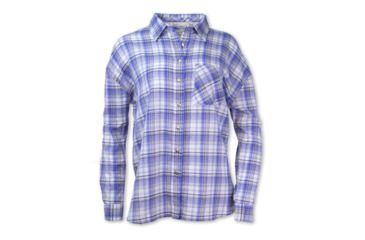 Image of Purnell Boyfriend Shirt - Womens, Blue, Extra Small, 10204605-430-XS