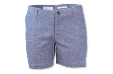 Image of Purnell Chambray Short - Womens, Indigo, 8, 10206576-420-8
