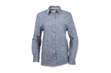 Image of Purnell Classic Chambray Shirt - Womens, Indigo, Medium, 10204523-444-M