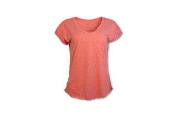 Image of Purnell Heathered Purl Stitch Tee - Women's, Red, Medium, 10203560-618-M