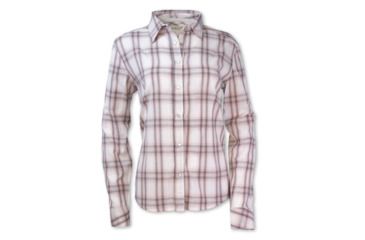 Image of Purnell Pink Madras Shirt - Womens, Pink, Medium, 10204606-605-M