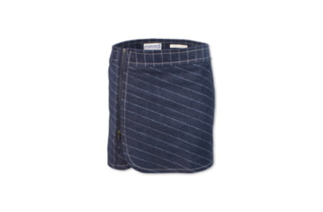 Image of Purnell Striped Wool Zip Skirt - Womens, Navy, 6, 10213585-31-6
