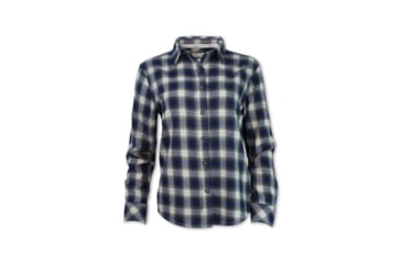 Image of Purnell Vintage Plaid Flannel - Womens, Blue, Large, 10204603-430-L