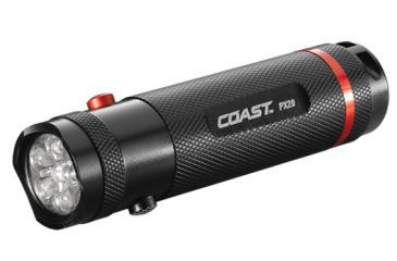 Image of Coast PX20 Dual Color 109 Lumens LED Flashlight, Black - Box Pack 19271