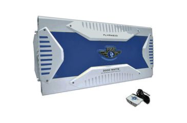 Image of Pyle 8 Channel Marine Amplifier, White/Blue PLMRA820