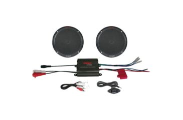 Image of Pyle Marine 2 Channel Mp3 System, Black PLMRKT2B