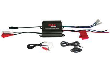 Image of Pyle Marine 400W 2Ch Amplifier, Black PLMRMP1B