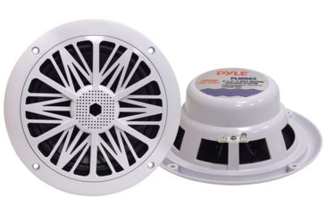Image of Pyle Marine Speaker 6.5in Pyle 2-Way 200 Watts, White PLMR62