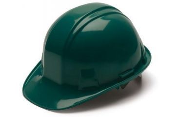 Image of Pyramex 4 Point Green Hard Hat HP14035