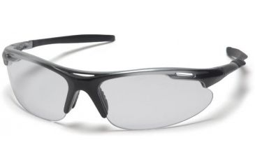 Image of Pyramex Avante Safety Glasses - Clear Lens, Silver Black Frame SSB4510D
