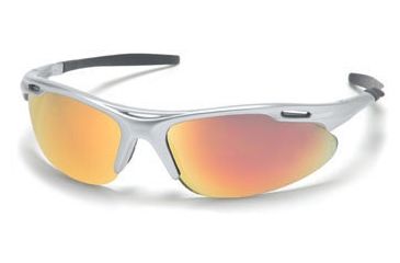 Image of Pyramex Avante Safety Glasses - Ice Orange Lens, Silver Frame SS4545D