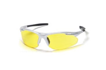 Image of Pyramex Avante Glasses - Silver Frame, Amber Lens