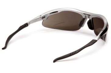 Image of Pyramex Avante Safety Glasses - Silver Mirror Lens, Silver Black Frame SSB4570D