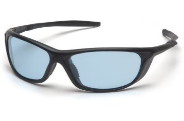 Image of Pyramex Azera Safety Glasses - Infinity Blue Lens, Black Frame SB4460D