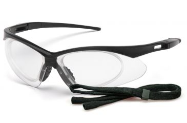 Image of Pyramex Black Frame/ Clear anti-fog lens with RX insert SB6310STRX