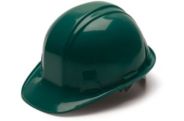 Image of Pyramex Cap Style 4 Point Snap Lock Suspension Hard Hat - Green HP14035T