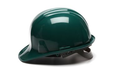 Image of Pyramex Cap Style 6 Point Snap Lock Suspension Hard Hats Green HP16035