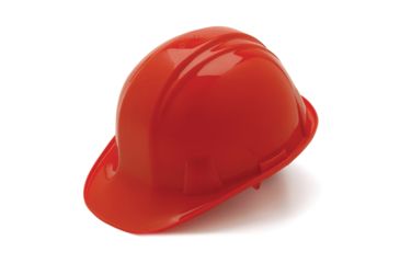 Image of Pyramex Cap Style 6 Point Snap Lock Suspension Hard Hats Red HP16020